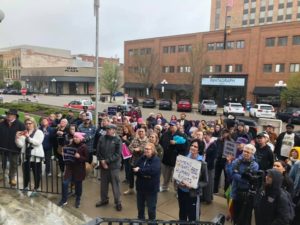 Pro-Choice Rally in Bloomington 5-3-2022