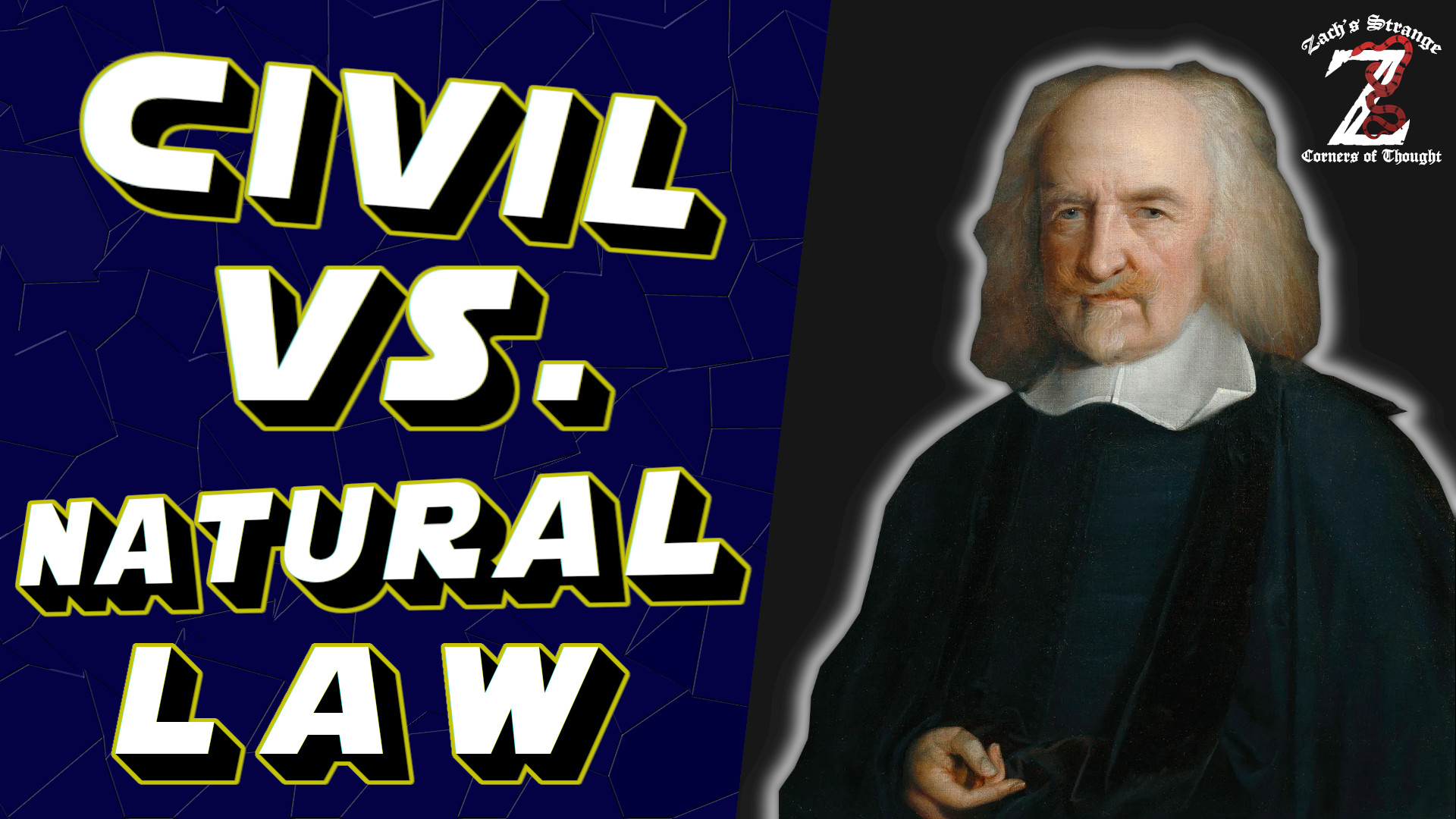 Civil vs. Natural Law Thomas Hobbes Quote Thumbnail